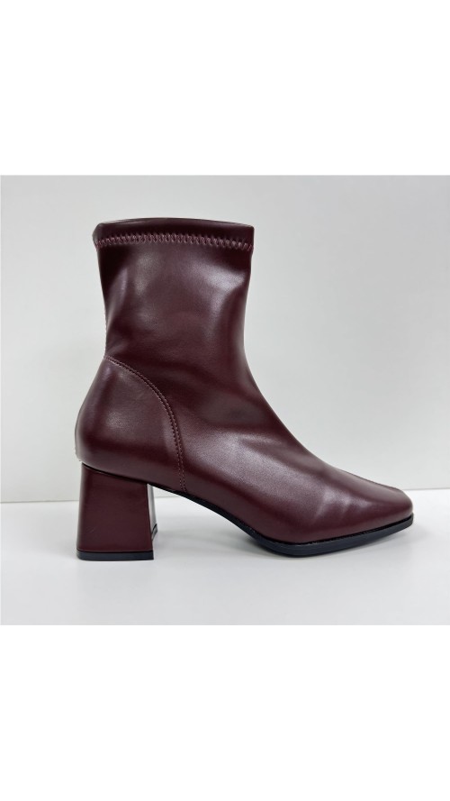 BOTA ELASTICA POLIPIEL BURDEOS