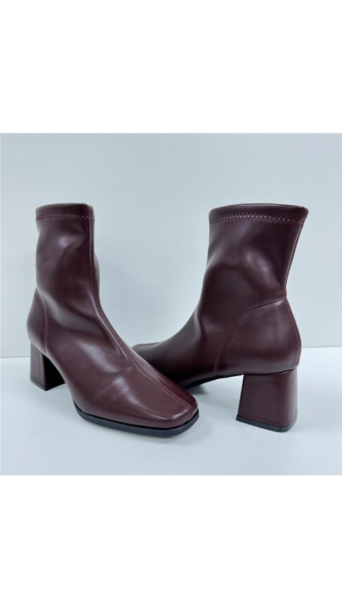 BOTA ELASTICA POLIPIEL BURDEOS