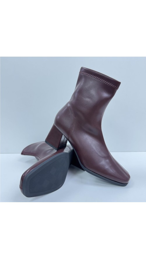 BOTA ELASTICA POLIPIEL BURDEOS
