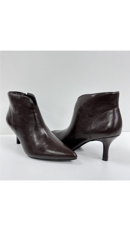 BOTIN POLIPIEL TACON FINO MARRON 2