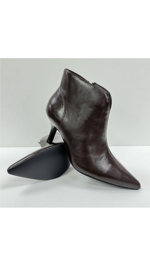 BOTIN POLIPIEL TACON FINO MARRON