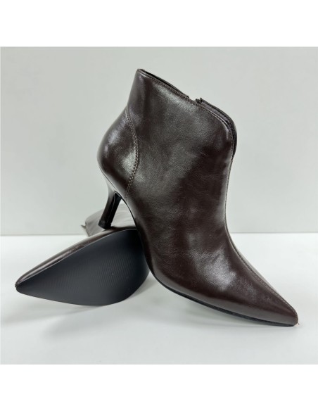 BOTIN POLIPIEL TACON FINO MARRON