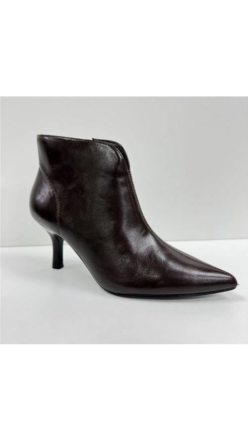 BOTIN POLIPIEL TACON FINO MARRON