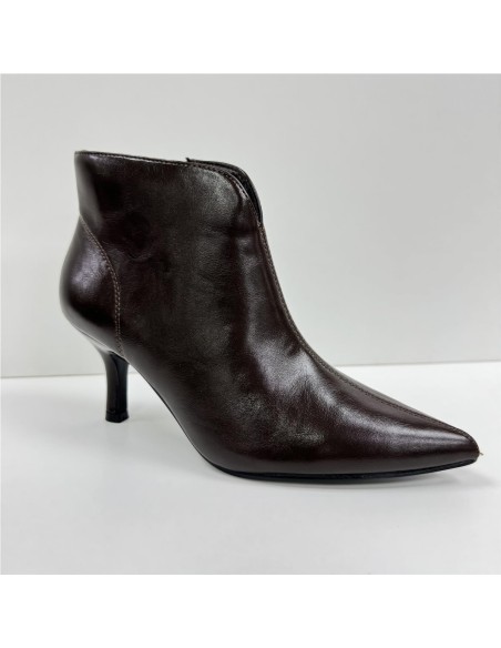 BOTIN POLIPIEL TACON FINO MARRON