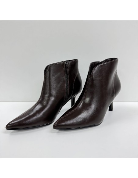 BOTIN POLIPIEL TACON FINO MARRON