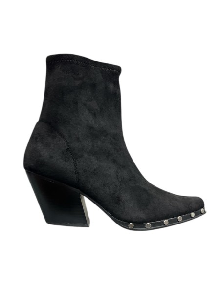 BOTIN SERRAJE TACHUELAS NEGRO
