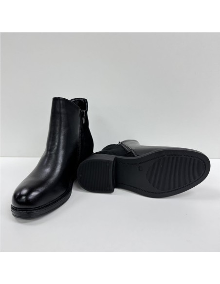 BOTA COMBINADA CON TACHUELAS NEGRO