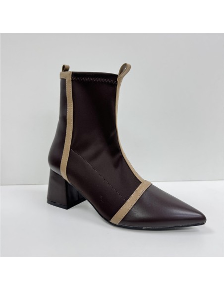 BOTIN COMBINADO MARRON