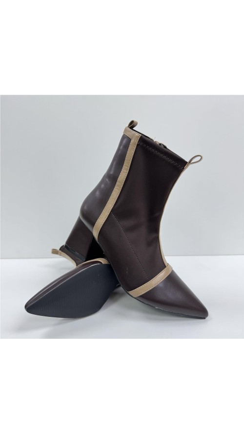 BOTIN COMBINADO MARRON