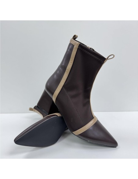 BOTIN COMBINADO MARRON