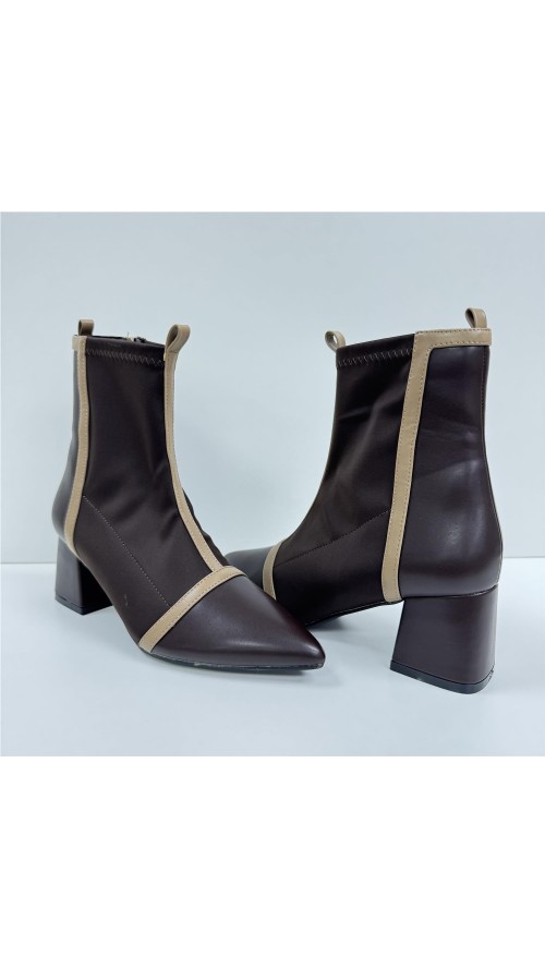 BOTIN COMBINADO MARRON