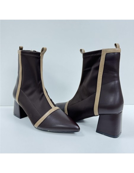 BOTIN COMBINADO MARRON