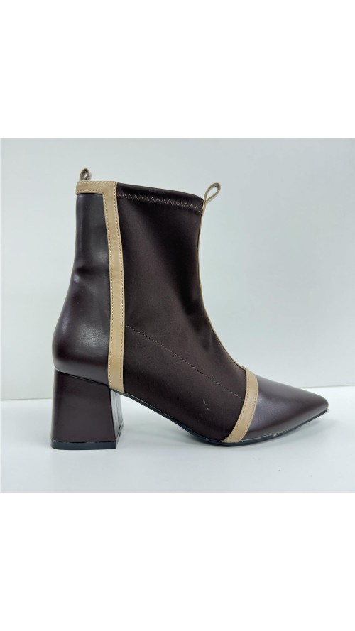 BOTIN COMBINADO MARRON