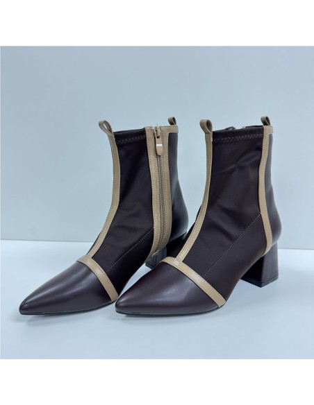 BOTIN COMBINADO MARRON