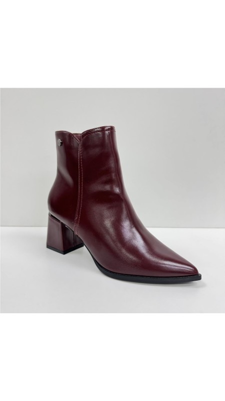 BOTA POLIPIEL ADORNO TACON BURDEOS