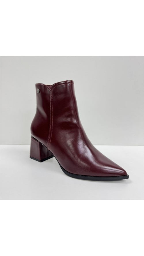 BOTA POLIPIEL ADORNO TACON BURDEOS