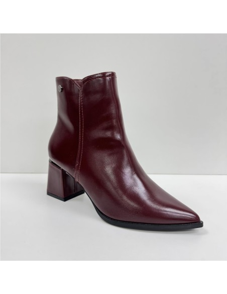 BOTA POLIPIEL ADORNO TACON BURDEOS