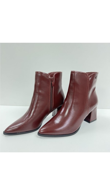 BOTA POLIPIEL ADORNO TACON BURDEOS 2