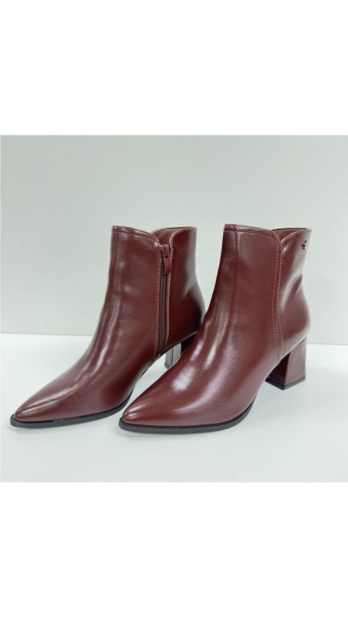 BOTA POLIPIEL ADORNO TACON BURDEOS