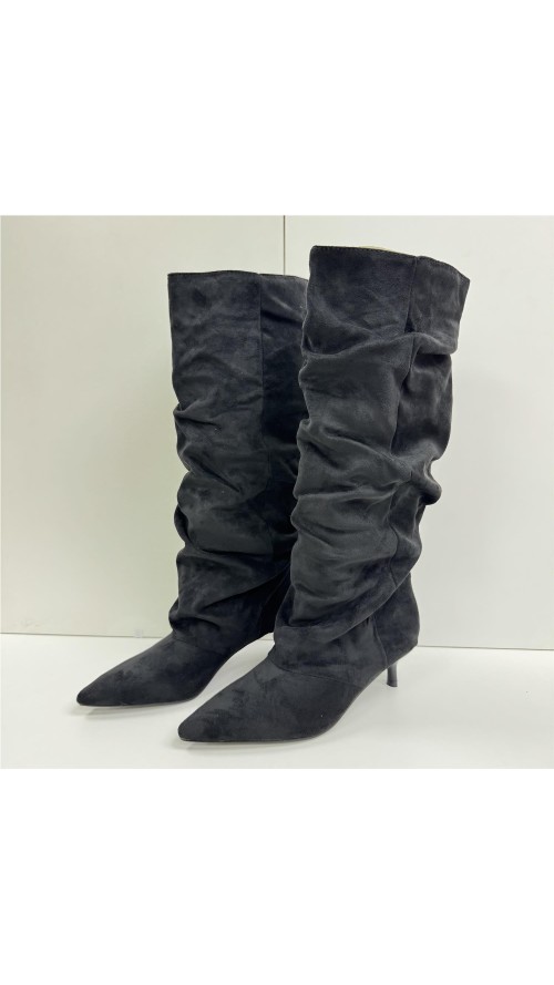 BOTA ARRUGADA NEGRO