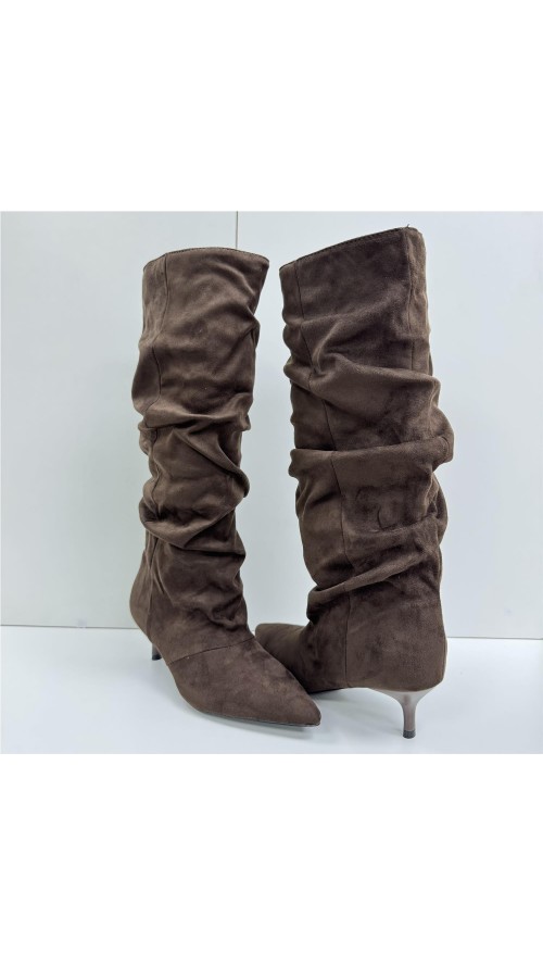 BOTA ARRUGADA MARRON