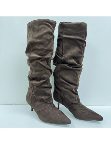BOTA ARRUGADA MARRON