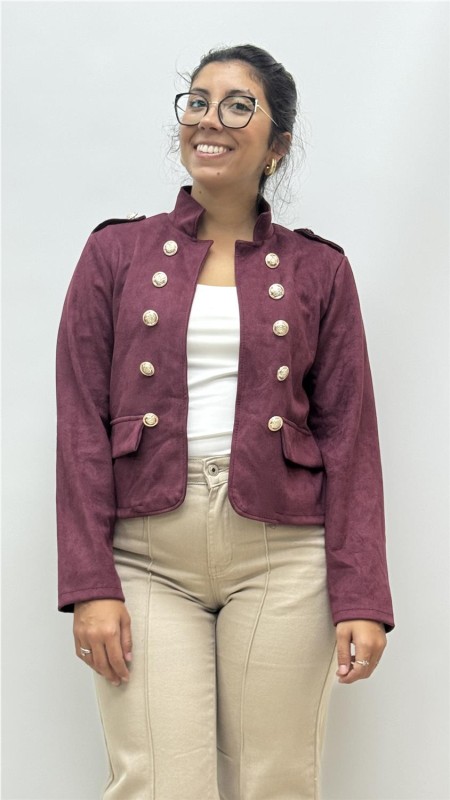 CHAQUETA IRINA BURDEOS