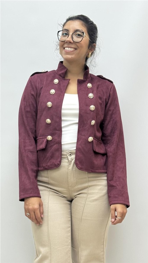 CHAQUETA IRINA BURDEOS