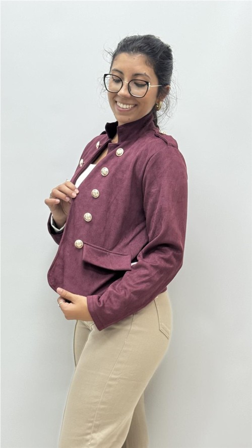 CHAQUETA IRINA BURDEOS