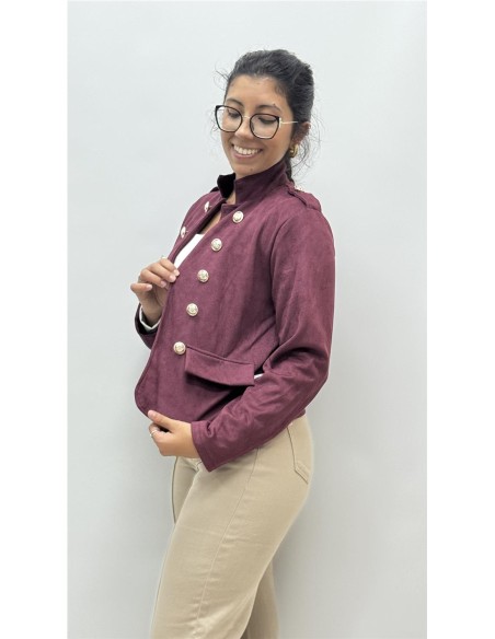 CHAQUETA IRINA BURDEOS