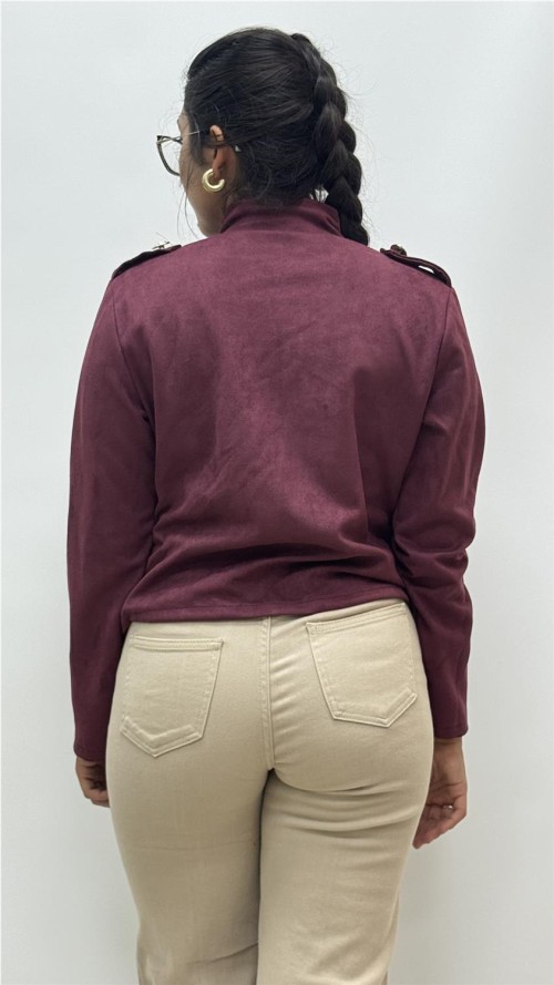 CHAQUETA IRINA BURDEOS