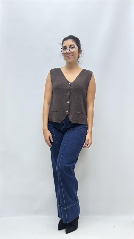 CHALEQUILLO EVA MARRON