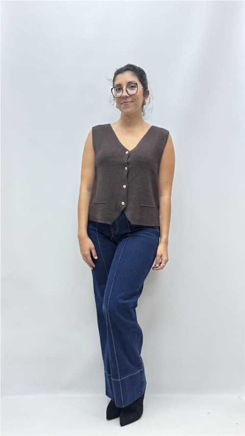 CHALEQUILLO EVA MARRON