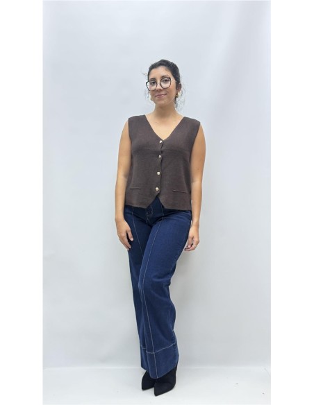 CHALEQUILLO EVA MARRON