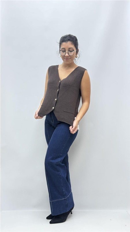 CHALEQUILLO EVA MARRON 2