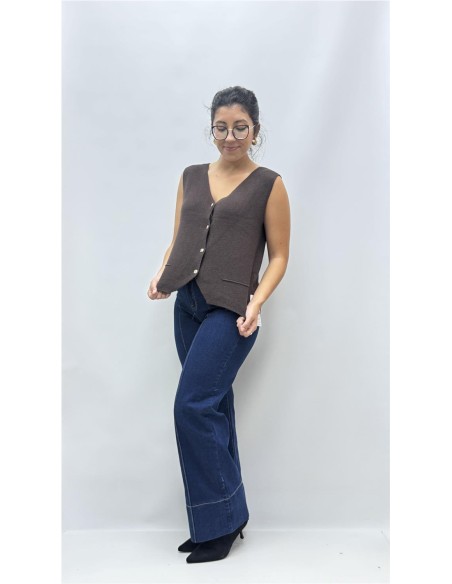 CHALEQUILLO EVA MARRON