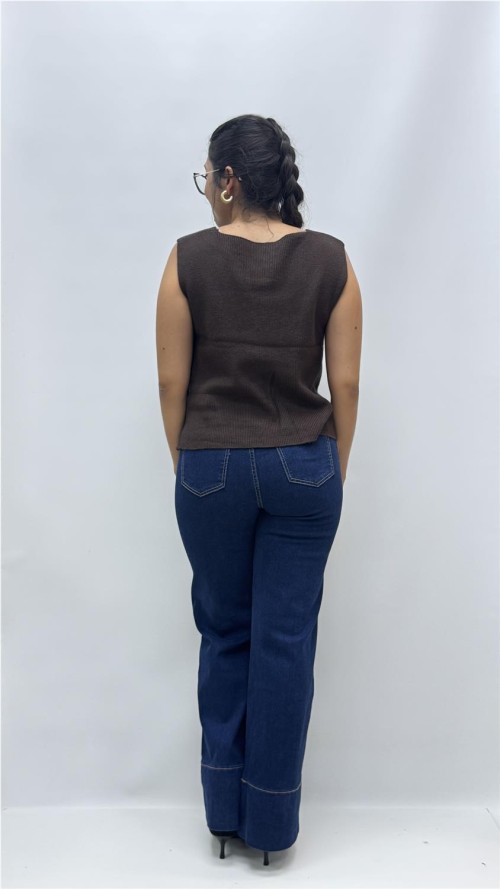 CHALEQUILLO EVA MARRON