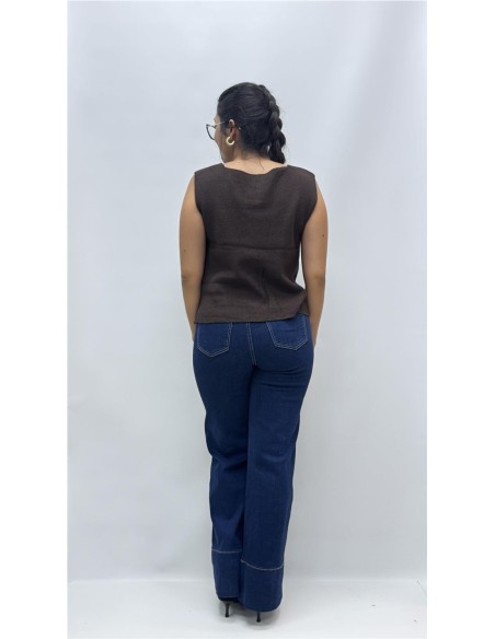 CHALEQUILLO EVA MARRON