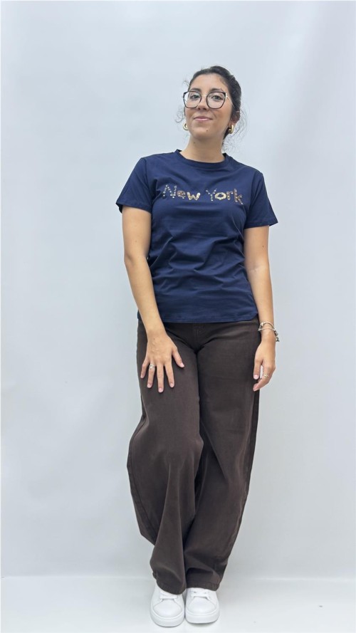 CAMISETA NEW YORK MARINO