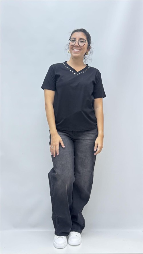 CAMISETA PICO CANTABRA NEGRO