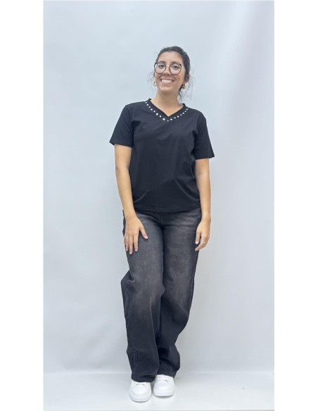 CAMISETA PICO CANTABRA NEGRO