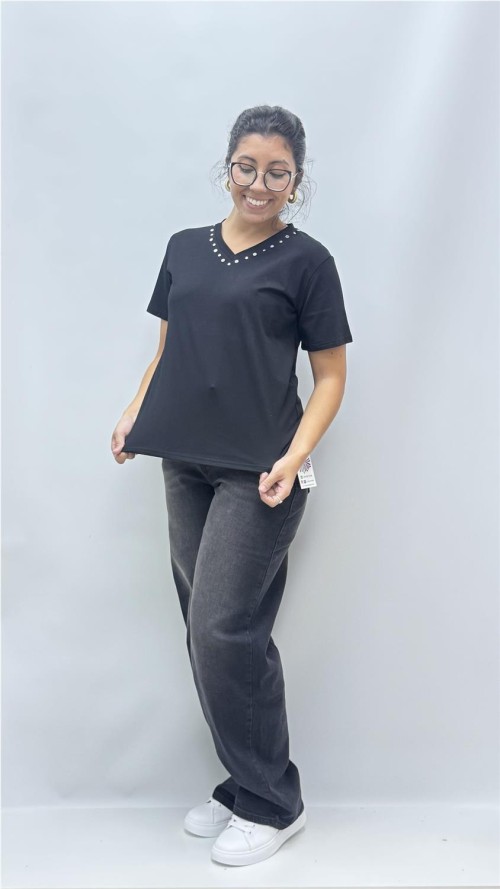 CAMISETA PICO CANTABRA NEGRO