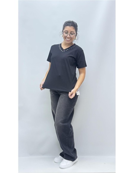 CAMISETA PICO CANTABRA NEGRO