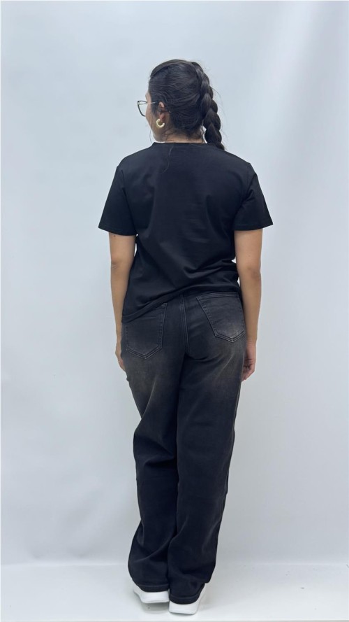 CAMISETA PICO CANTABRA NEGRO