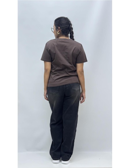CAMISETA PICO CANTABRA MARRON