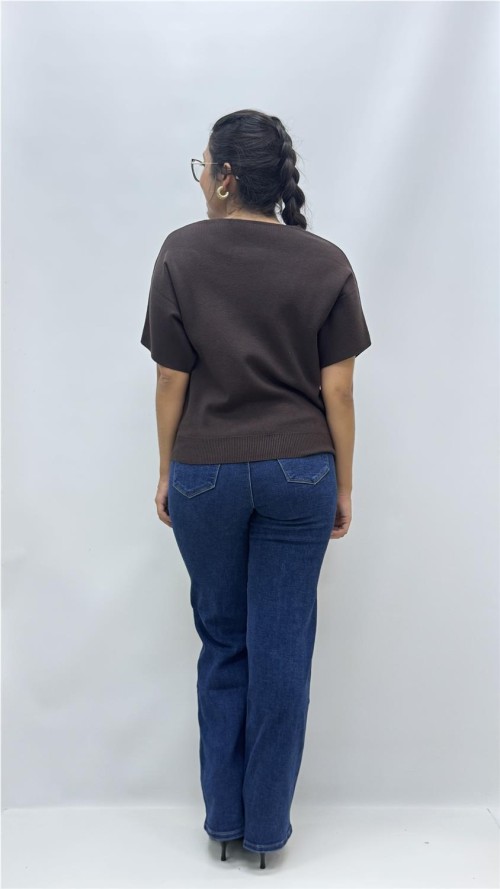 JERSEY HAITI MARRON