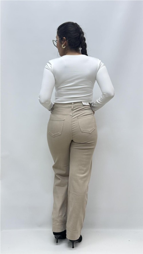 PANTALON MARTA RAYA BEIG