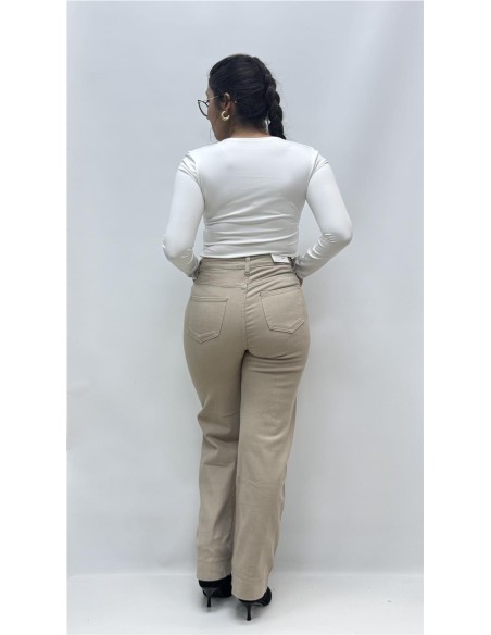 PANTALON MARTA RAYA BEIG