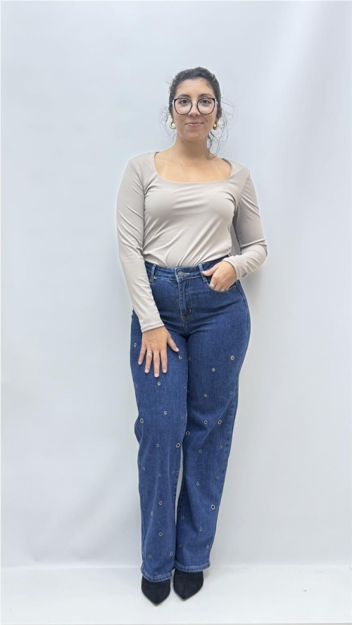 PANTALON TACHAS VAQUERO