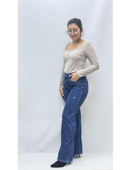 PANTALON TACHAS VAQUERO